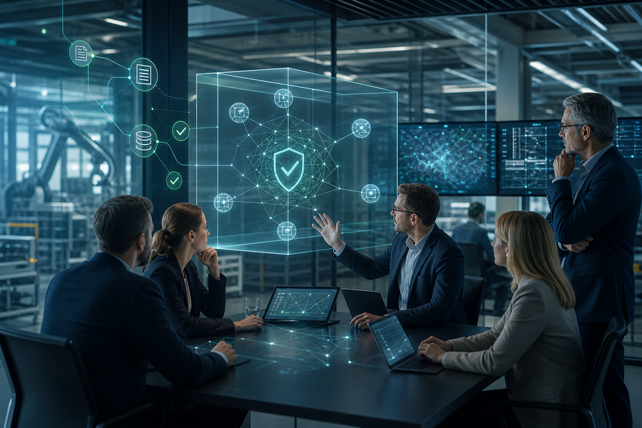 Secure AI governance dashboard for European SMEs managing shadow AI and compliance risks