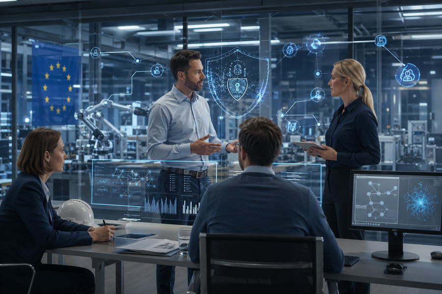 Secure AI agents and data governance dashboard for European SMEs